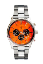 Load image into Gallery viewer, Orange and Black Chronograph