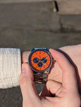 Load image into Gallery viewer, Orange and Black Chronograph