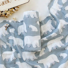 Load image into Gallery viewer, Organic Cotton Baby Swaddle Blanket - # BAGE41210023