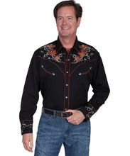 Load image into Gallery viewer, Scully Acoustic Outlaw (Black) - Men's Western Shirt