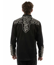Load image into Gallery viewer, Scully Silver Scroll - Embroidered Men's Western Shirt