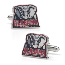 Load image into Gallery viewer, NCAA Alabama University Elephant Mascot Cufflinks