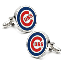 Load image into Gallery viewer, MLB Chicago Cubs Cufflinks and Tie Clip Gift Set