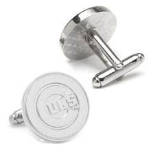 Load image into Gallery viewer, MLB Chicago Cubs Silver Edition Cufflinks