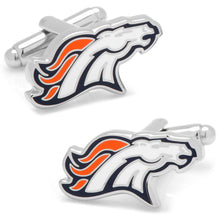 Load image into Gallery viewer, NFL Denver Broncos Cufflinks and Tie Bar Gift Set