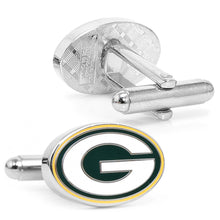 Load image into Gallery viewer, NFL Green Bay Packers Cufflinks and Tie Bar Gift Set