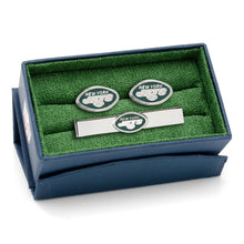 Load image into Gallery viewer, NFL New York Jets Cufflinks & Tie Bar Gift Set