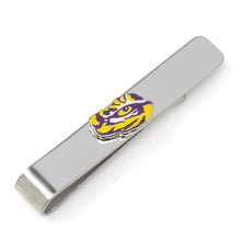 Load image into Gallery viewer, NCAA LSU Tiger's Eye Tie Bar