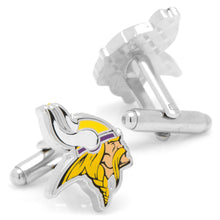 Load image into Gallery viewer, NFL Minnesota Vikings Cufflinks and Tie Clip Gift Set