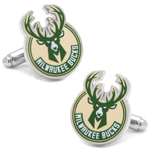 Load image into Gallery viewer, NBA Milwaukee Bucks Cufflinks