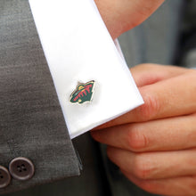 Load image into Gallery viewer, NHL Minnesota Wild Cufflinks