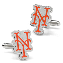 Load image into Gallery viewer, MLB New York Mets Silver Cufflinks
