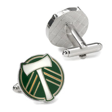 Load image into Gallery viewer, MLS Portland Timbers Cufflinks