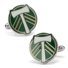 Load image into Gallery viewer, MLS Portland Timbers Cufflinks