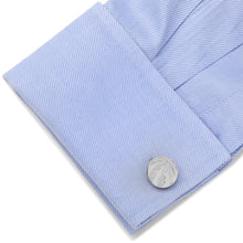 Load image into Gallery viewer, NBA Toronto Raptors Silver Edition Cufflinks