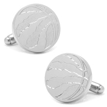 Load image into Gallery viewer, NBA Toronto Raptors Silver Edition Cufflinks