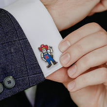 Load image into Gallery viewer, NCAA Nebraska Herbie Husker Mascot Cufflinks