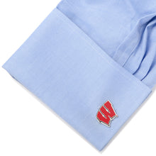 Load image into Gallery viewer, NCAA University of Wisconsin Badgers Cufflinks