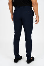 Load image into Gallery viewer, Heath Men's Navy Super Slim Dress Pants