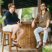 Load image into Gallery viewer, Men's Grigio Amalfi Crossover Sandal