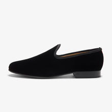 Load image into Gallery viewer, Men's Black Velvet Slipper II