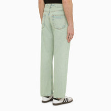 Load image into Gallery viewer, Palm Angels Regular Mint Green Denim Jeans Men