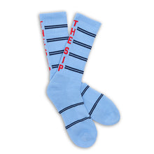 Load image into Gallery viewer, Powder Stripe The Sip Casual Crew Socks