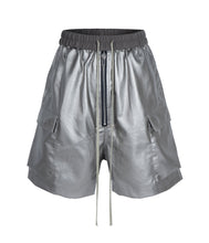 Load image into Gallery viewer, METALLIC SHINE CARGO SHORTS
