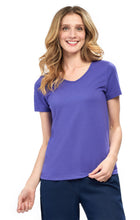 Load image into Gallery viewer, Women's Perfect Short-Sleeve V-Neck Tee Shirt - Cotton blend and Wrinkle Resistant