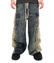 Load image into Gallery viewer, FLOW DENIM CARGO PANTS