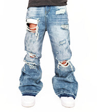 Load image into Gallery viewer, AZUL DESTRUCTION DENIM