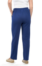 Load image into Gallery viewer, Women's Knit Pull on Pants - Cotton Blend with Flat Front waistband