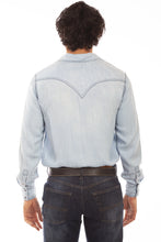 Load image into Gallery viewer, Scully Pick Stitch - Men's Denim Shirt