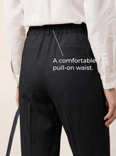 Load image into Gallery viewer, Linen Tailored Straight Full Length Pants LANDON