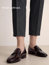 Load image into Gallery viewer, Linen Tailored Straight Cropped Pants LOGAN