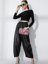 Load image into Gallery viewer, PU Wide-Leg Pants, Wall Street | Women - BYMANYC ® New York