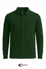 Load image into Gallery viewer, Boys/ Unisex Long Sleeve Pique Polo Shirt - single