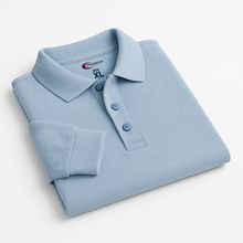 Load image into Gallery viewer, Boys/ Unisex Long Sleeve Pique Polo Shirt - single