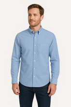 Load image into Gallery viewer, Men's Long Sleeve Oxford Shirt - Single