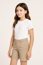 Load image into Gallery viewer, Girls Flat Front Shorts - single