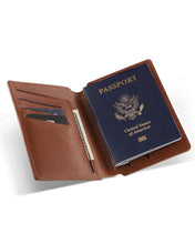 Load image into Gallery viewer, The Passport Wallet - Saddle