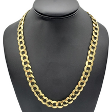 Load image into Gallery viewer, 10K Yellow Gold- Solid Cuban Link (Curb Cuban) Chain