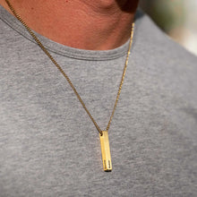Load image into Gallery viewer, Pillar Pendant - 14K Gold