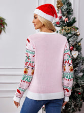 Load image into Gallery viewer, Pink Sweet Knitted Christmas Sweater | NCS