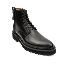 Load image into Gallery viewer, Platform Patent Combat Boots