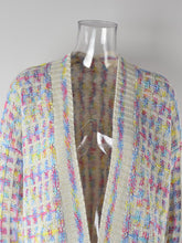 Load image into Gallery viewer, Plus-Size Tassel Fringe Long Cardigan with Colorful Thread Weaving | NCS