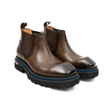 Load image into Gallery viewer, Premium Handcrafted Calfskin Chelsea Boots Brown