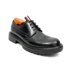 Load image into Gallery viewer, Premium Men's Classic Derby Brogue Shoes Black