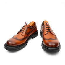Load image into Gallery viewer, Premium Men's Classic Derby Brogue Shoes Brwon