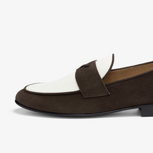 Load image into Gallery viewer, Men's Brown Suede & White Canvas Centesimo